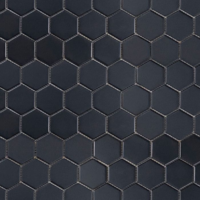 Geometrics 2" Hexagon Black