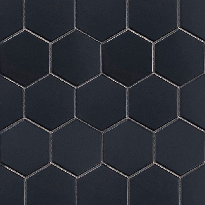 Geometrics 4" Hexagon Black