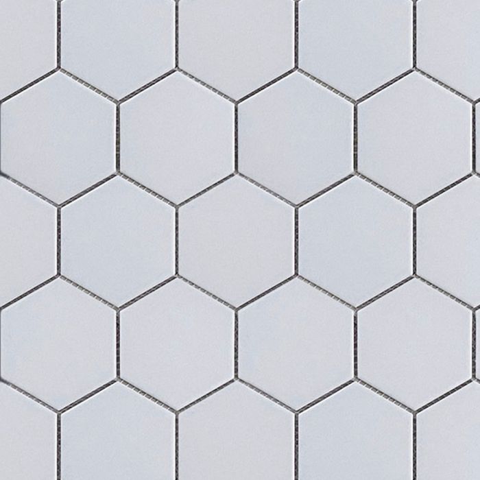 Geometrics 4" Hexagon Grey