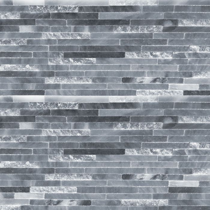 Random Strip Mosaic Bardiglio