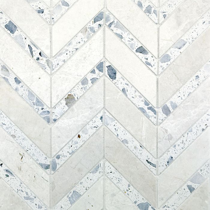 Montage Chevron Mosaic Vanilla with Sappho
