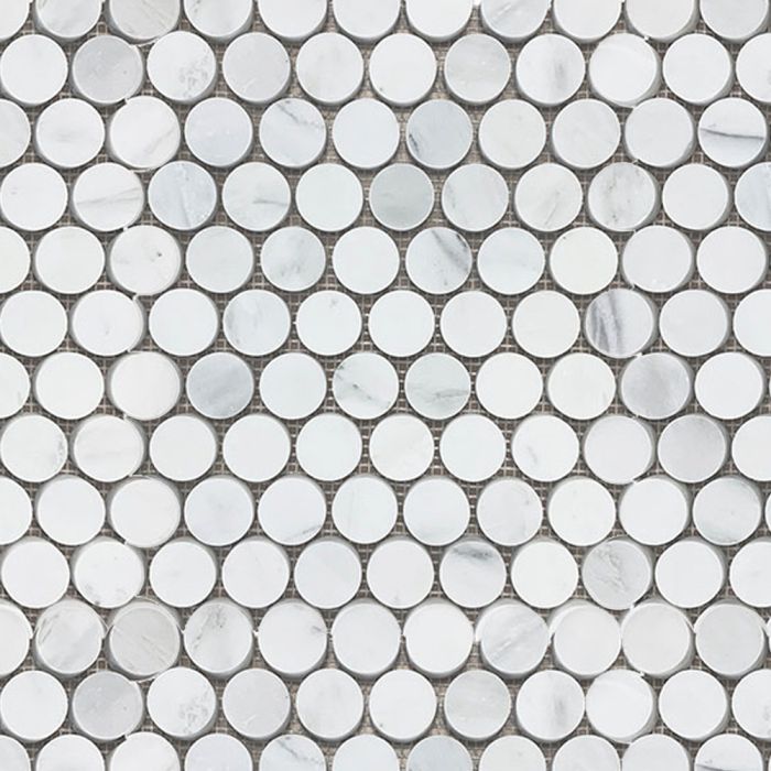 Eastern White Round Mosaic
