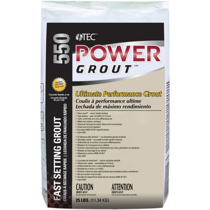 Tec Stain Resistant Power Grout | 10 Pound