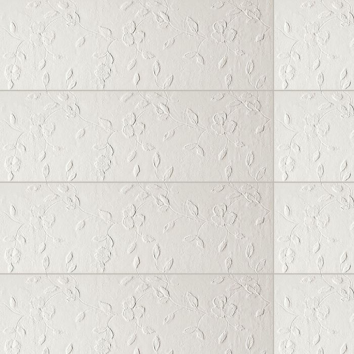 Textura 12X36 Flower White