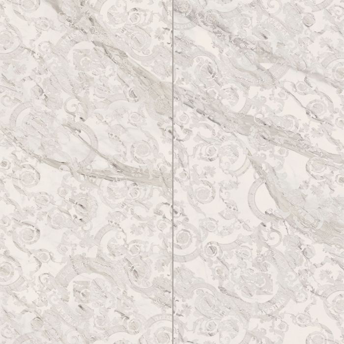 Versace Maximvs 47x110 Statuary White Megabarocco Polished